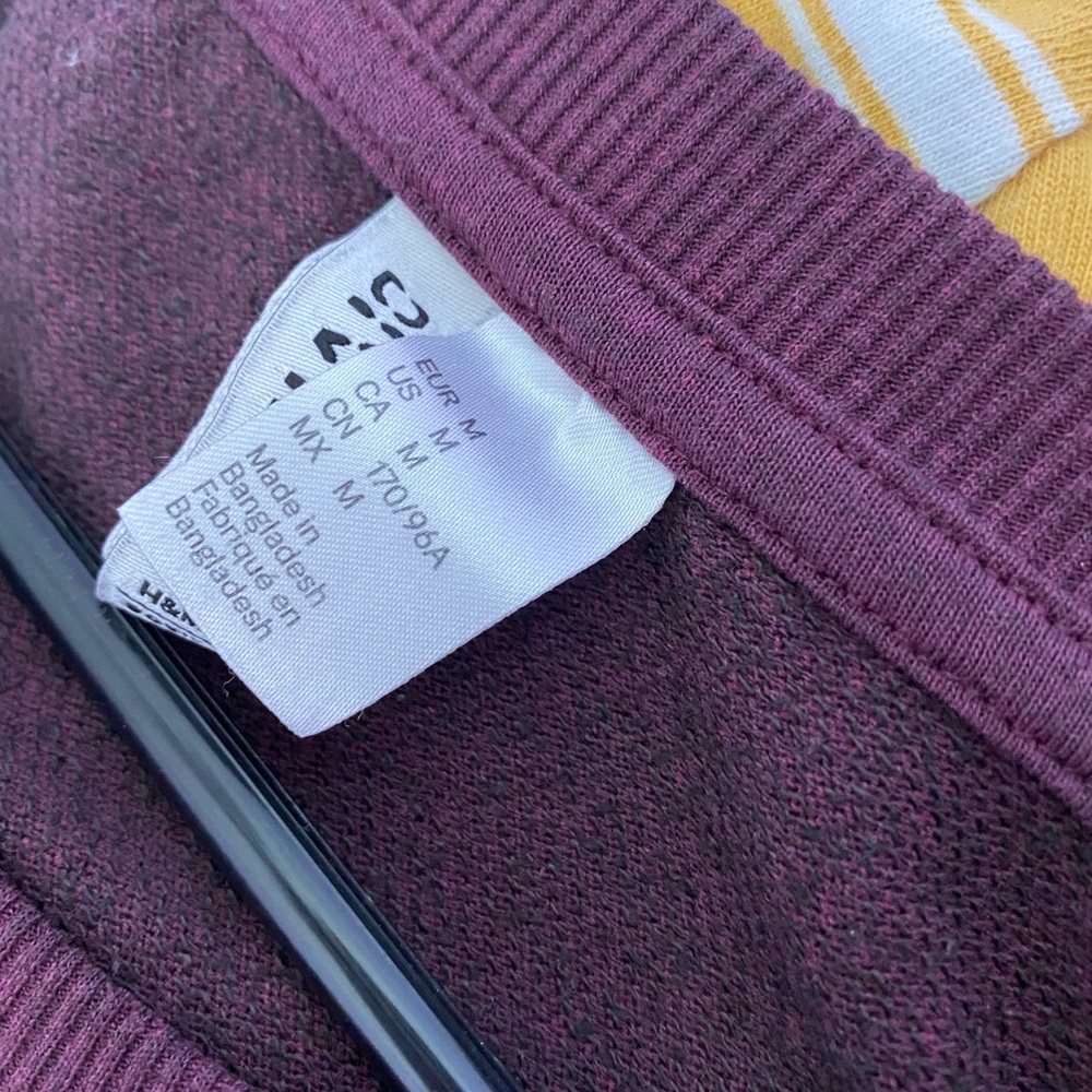 Maroon/Purple Divided Sweater